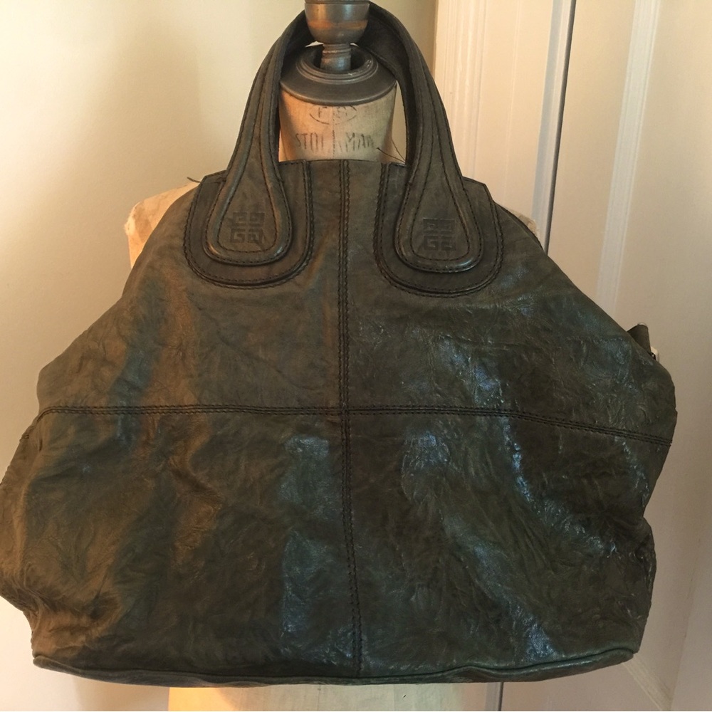 Givenchy dark green leather bag